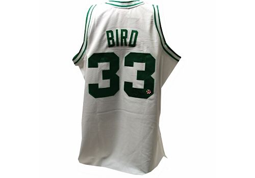 Larry Bird White Celtics Mitchell/Ness Jersey Signed (Larry Bird Holo/Sports Images COA)